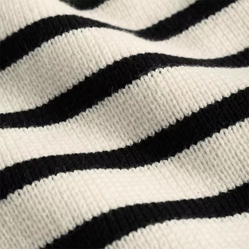 DIANA combo set - striped knitted shorts and jacket